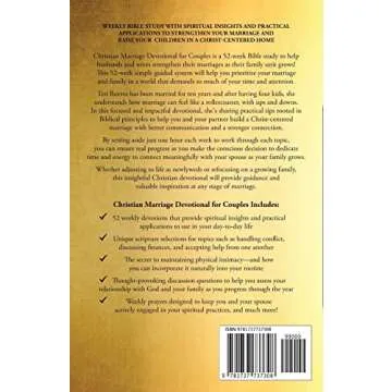 Christian Marriage Devotional for Couples: A 52-Week Bible Study for Better Communication and a Stro...