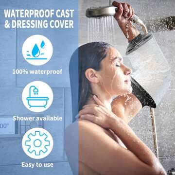 Waterproof PICC Line Shower Cover for Comfortable Bathing