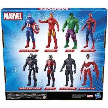 Marvel Avengers Ultimate Protectors Pack, 6-Inch-Scale, 8 Action Figures with Accessories, Super Hero Toys, Toys for Boys and Girls Ages 4 and Up