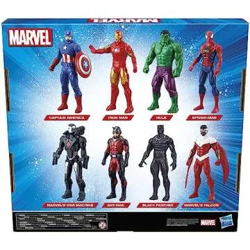 Marvel Avengers Ultimate Protectors Pack, 6-Inch-Scale, 8 Action Figures with Accessories, Super Hero Toys, Toys for Boys and Girls Ages 4 and Up