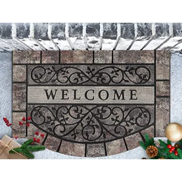 Durable MTOUOCK Welcome Mat Outdoor 24 x 36 Inch