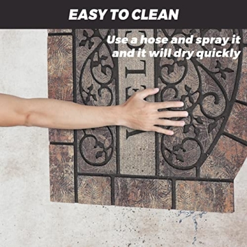 Durable MTOUOCK Welcome Mat Outdoor 24 x 36 Inch