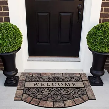 Durable MTOUOCK Welcome Mat Outdoor 24 x 36 Inch