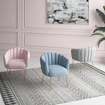 MEXIYA Doloris Modern Velvet Upholstered Side Chair