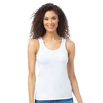 Lucky Brand Women's 4 Pack Tank Tops - Comfortable & Versatile