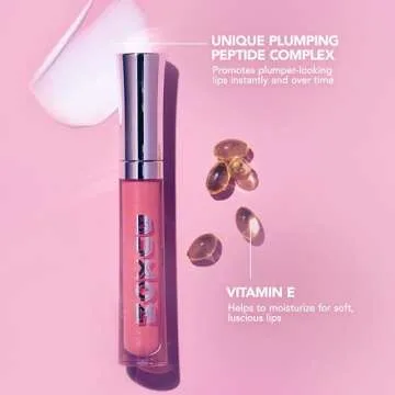 BUXOM Mini Full-On Plumping Lip Polish, Dolly for Luscious Lips