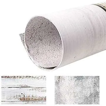 Selens 22x35.4inch (56x90cm) 2 in 1 Wood Wall Cement Backdrop Flat Lay Food Background Tabletop Photography Double Sides Backdrop for Jewelry, Cosmetics, Small Product, Photography Props No.H