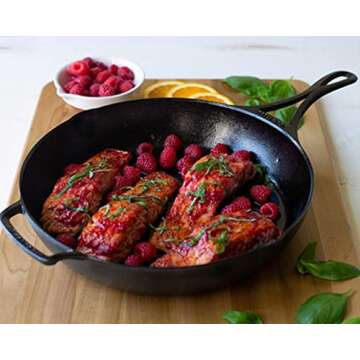 Lodge Cast Iron Blacklock Skillet, Triple Seasoned - 12 in