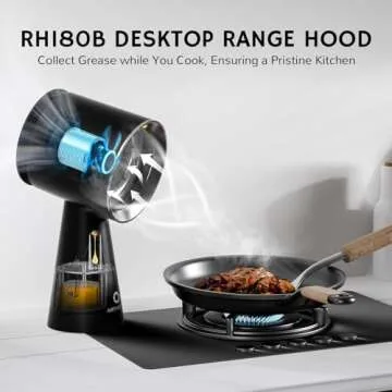 Airthereal Portable Range Hood with Battery Power & 3 Speeds