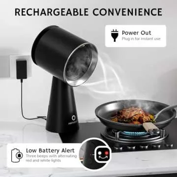 Airthereal Portable Range Hood with Battery Power & 3 Speeds