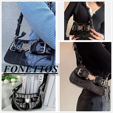 FONETTOS Y2K Punk Shoulder Bag for Fashion Lovers