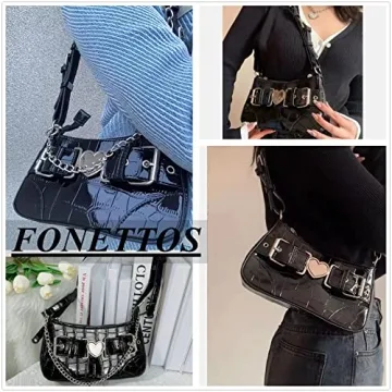 FONETTOS Y2K Punk Shoulder Bag for Fashion Lovers