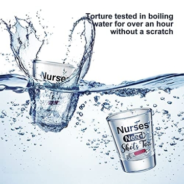 Patelai Funny Nurse Shot Glass Gift for Nurses