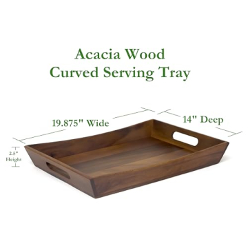 Lipper International Acacia Serving Tray for All Occasions