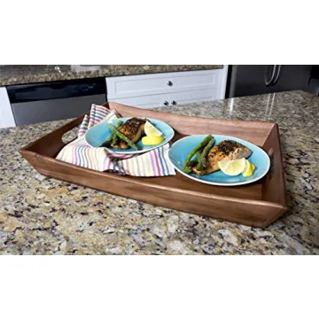 Lipper International Acacia Serving Tray for All Occasions