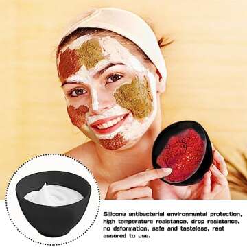 4 Inch Silicone Facial Mask Mixing Bowl for Skincare