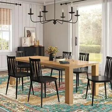 RUUGME Washable 9x12 Area Rug - Stain Resistant Comfort