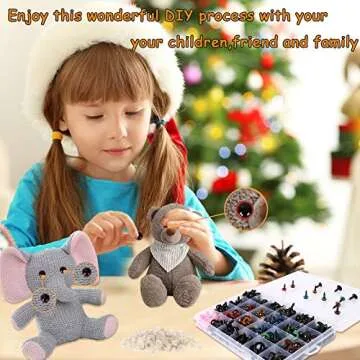 796pcs Safety Eyes Kit for Crafting Dolls and Toys