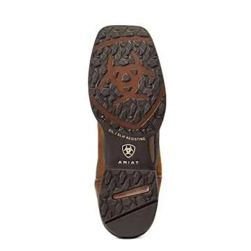 ARIAT Womens Anthem Patriot Waterproof Western Boot Distressed Brown 9.5