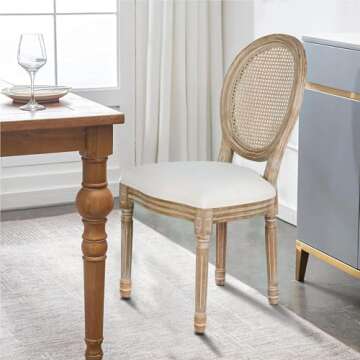 Elegant Polar Aurora Dining Chairs Set of 4 for Kitchens