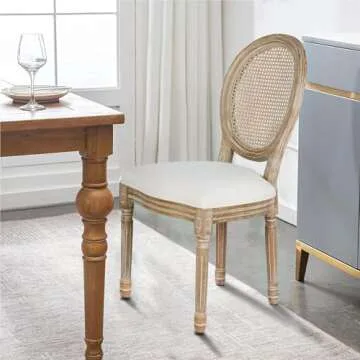 Elegant Polar Aurora Dining Chairs Set of 4 for Kitchens