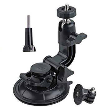 ASOCEA Action Camera Suction Cup Mount - Universal Compatibility with Strong Suction
