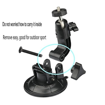 ASOCEA Action Camera Mount - Strong Suction for All Cameras