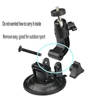 ASOCEA Action Camera Mount - Strong Suction for All Cameras