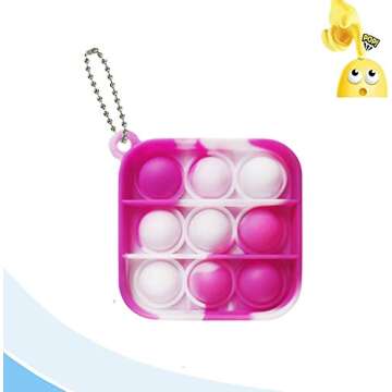 12 Pcs Mini Pop Bubble Fidget Sensory Toys - Fun for All Ages