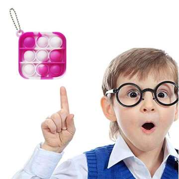 12 Pcs Mini Pop Bubble Fidget Sensory Toys - Fun for All Ages