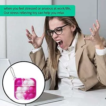 12 Pcs Mini Pop Bubble Fidget Sensory Toys - Fun for All Ages