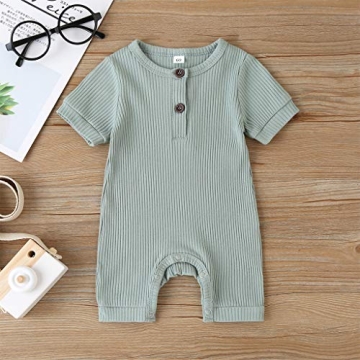 Kuriozud Infant Romper for Boys and Girls - Soft Comfort