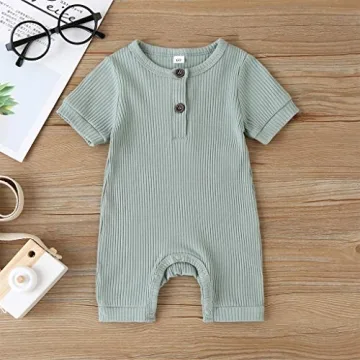Kuriozud Infant Romper for Boys and Girls - Soft Comfort