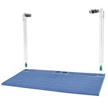 Penn-Plax Undergravel Aquarium Filter for 15-20 (high) Gallon Tanks – Two 11.2” x 11.25” Plates – Under Gravel System for Clear, Clean Water – Safe for Freshwater and Saltwater Tanks