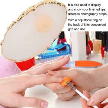 Nail Art Palette for DIY Manicure & Color Mixing