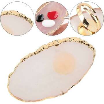 Nail Art Palette for DIY Manicure & Color Mixing