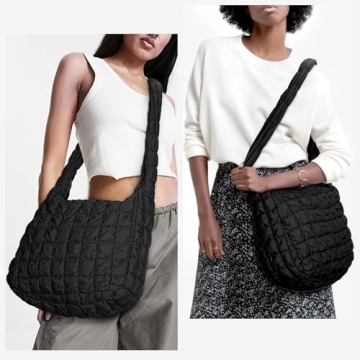 Stylish Quilted Tote Bag for Women Lightweight and Spacious