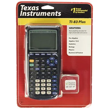 Texas Instruments TI-83 Plus Graphing Calculator - Renewed & Reliable