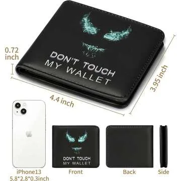 Teen Boys Aesthetic RFID Leather Wallet - Cool Style