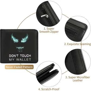 Teen Boys Aesthetic RFID Leather Wallet - Cool Style