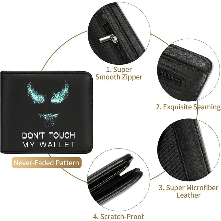 Teen Boys Aesthetic RFID Leather Wallet - Cool Style