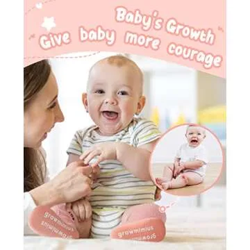 BOSONER Anti-Slip Baby Knee Pads and Socks Set - 6-24 Months