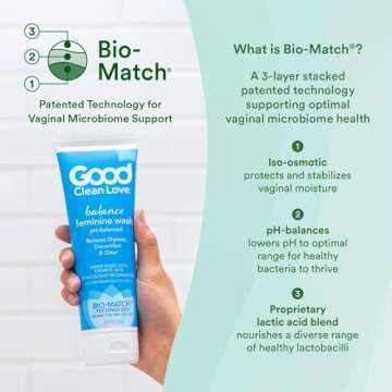 Good Clean Love Balance Feminine Wash, pH-Balanced Vaginal Moisturizer Soap for Women with Natural Ingredients, Gentle Cleansing Feminine Care Product, Reduces Vaginal Dryness & Odor, 8 Oz (2-Pack)