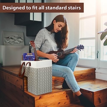 Stylish SAM AND MABEL Stair Basket – Storage Solution