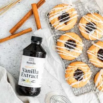 Rodelle Pure Vanilla Extract - Authentic Flavor for Baking