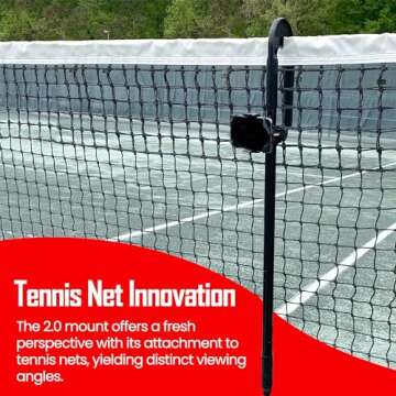 MD Tennis & Pickleball Mount 2.0 - Portable Camera Holder