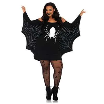 Leg Avenue Plus Size Jersey Ghost Dress for Halloween Fun