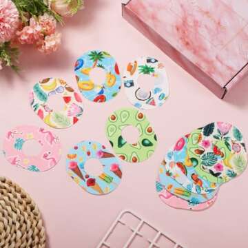 30pcs Adhesive Patches for Dexcom G7, Waterproof Adhesive Over Patches Summer-Style Variety Pack Stickers Breathable Sensor Covers Split Backing Sensor Protector Sensor Patches for Dexcom G7 Tape