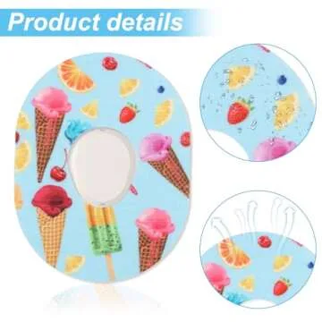 Stylish 30pcs Adhesive Patches for Dexcom G7