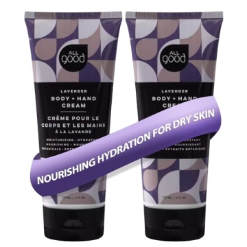 Hydrating Lavender Hand & Body Lotion (2-Pack) - Organic, Non-GMO, Vegan